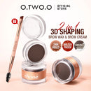 O.TWO.O 2 em 1 — Pomada e Gel para Sobrancelhas