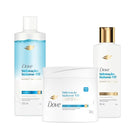 Kit de Hidratação Dove + Shampoo, Condicionador e Máscara Hialurônico + Vitamina